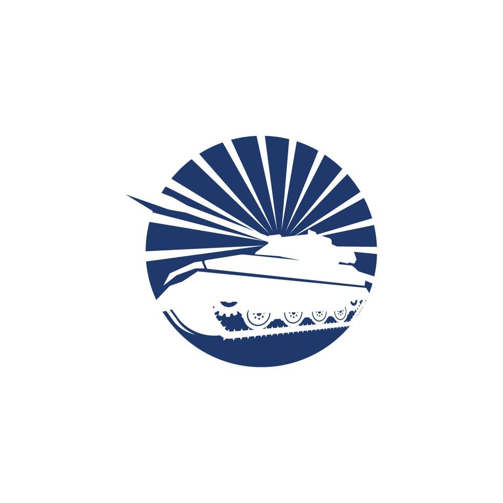 militare serbatoio icona vettore illustrazione design