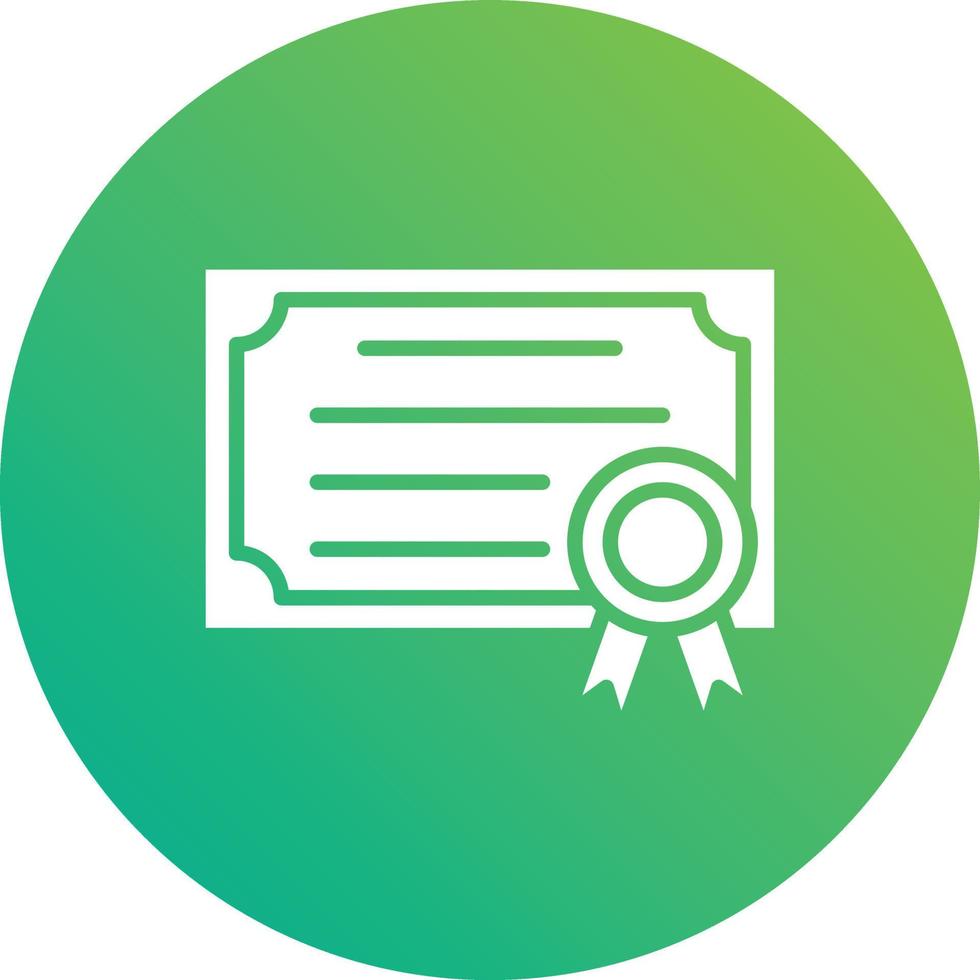 certificato vettore icona design illustrazione