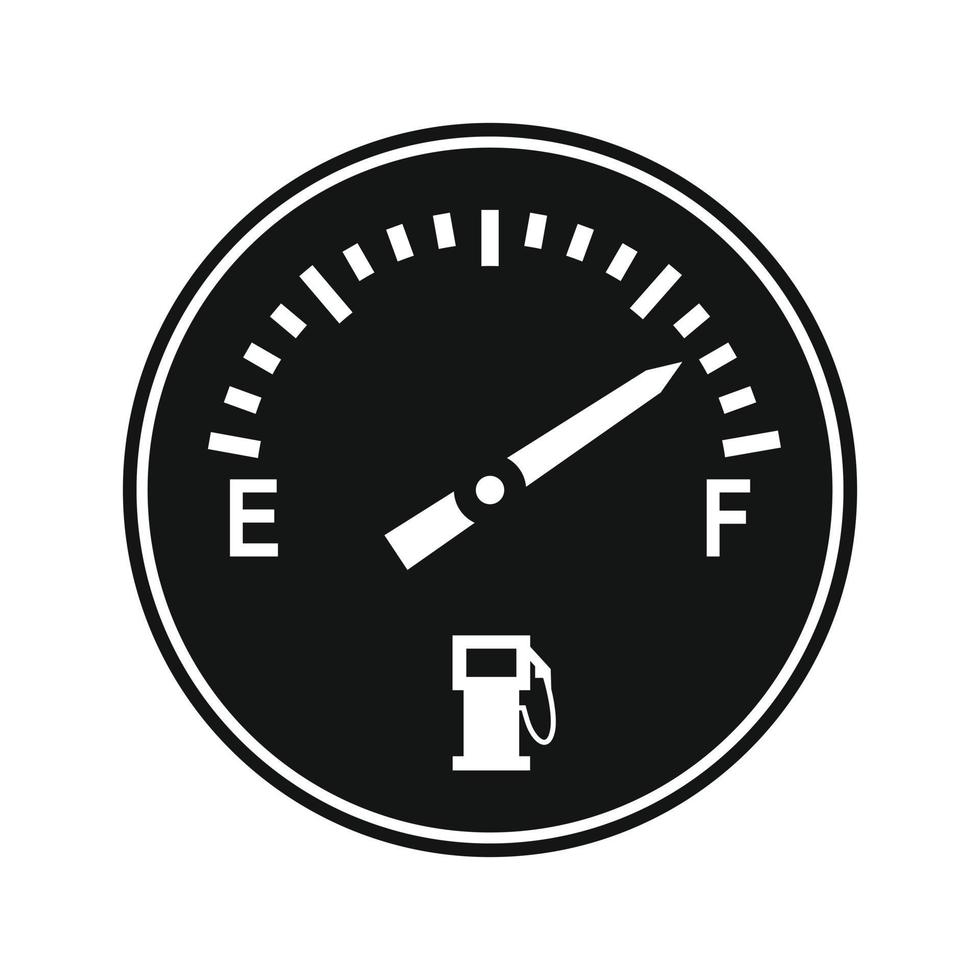 carburante valutare icona vettore