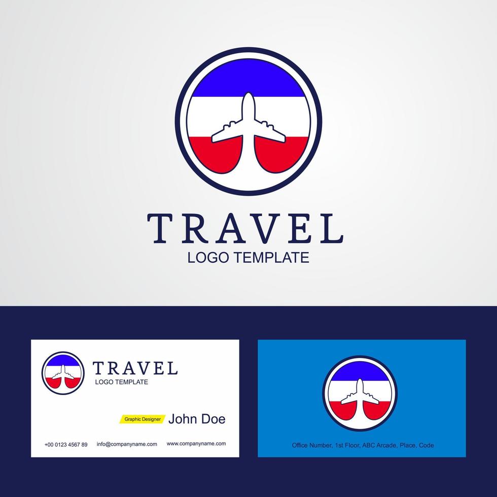 viaggio khakassia creativo cerchio bandiera logo e attività commerciale carta design vettore