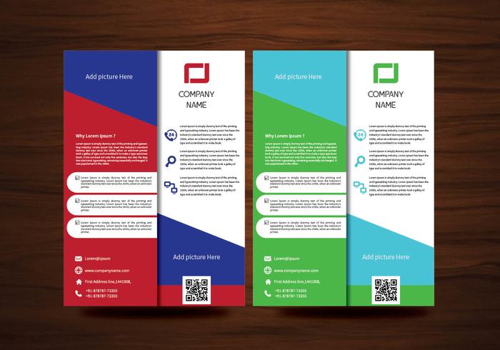 Vector Brochure Flyer design Modello di layout in formato A4