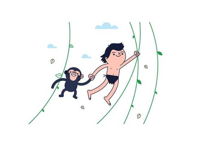 Vettore gratuito di Tarzan