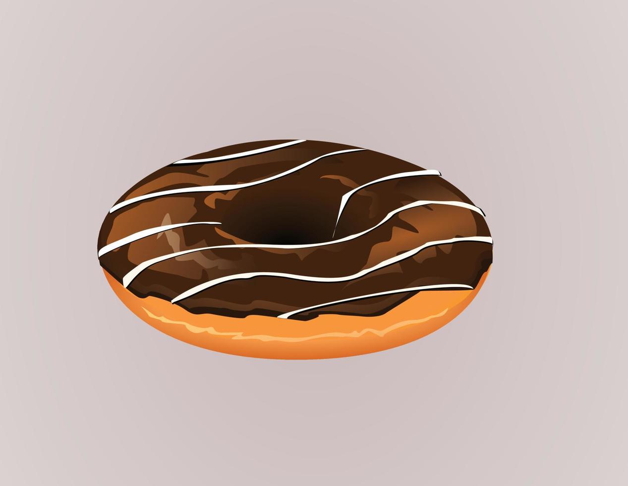 cioccolato ciambella vettore impostato isolato su sfondo. ciambella collezione. dolce zucchero glassatura ciambelle. rompere tempo con ciambelle bianche superiore Visualizza. carino pastello ciambelle dolce estate dolci