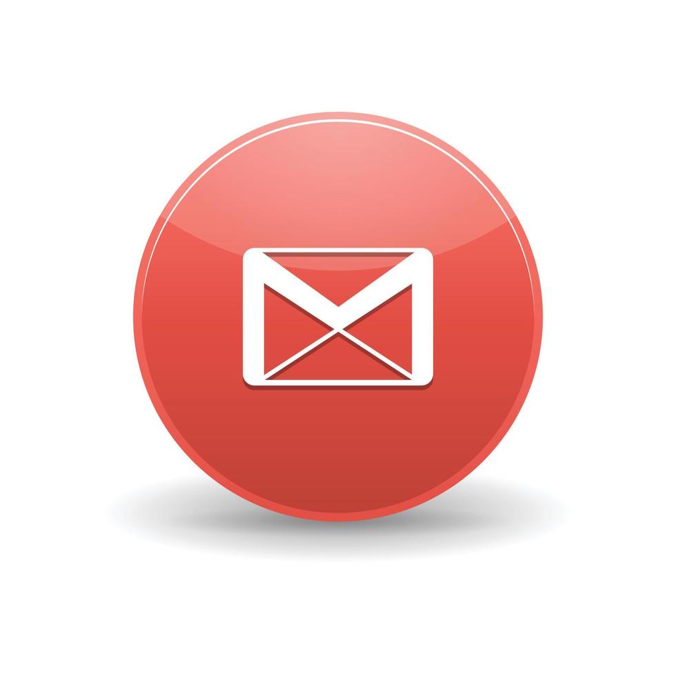 gmail icona, semplice stile vettore