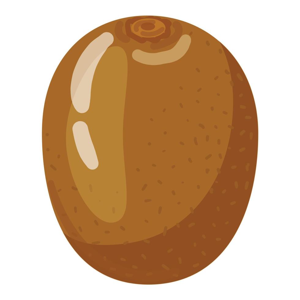 totale Kiwi icona cartone animato vettore. vegetariano dieta vettore