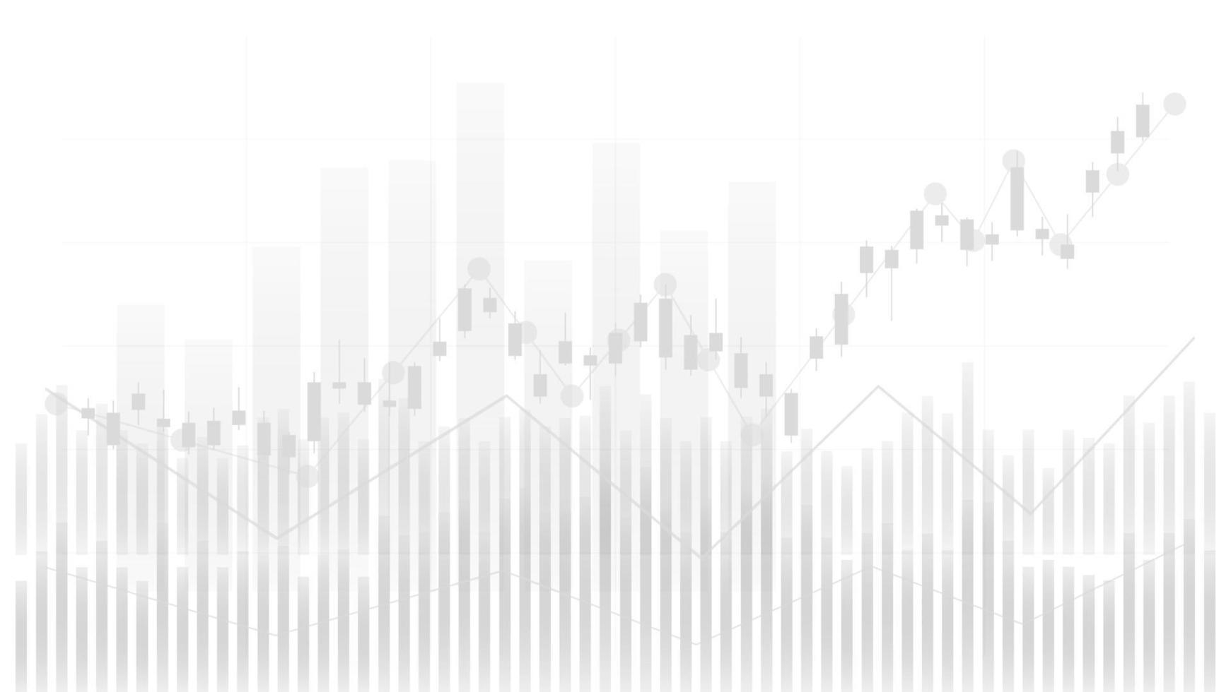 economia situazione concetto. finanziario attività commerciale statistica con candeliere grafico mostrare azione mercato vettore
