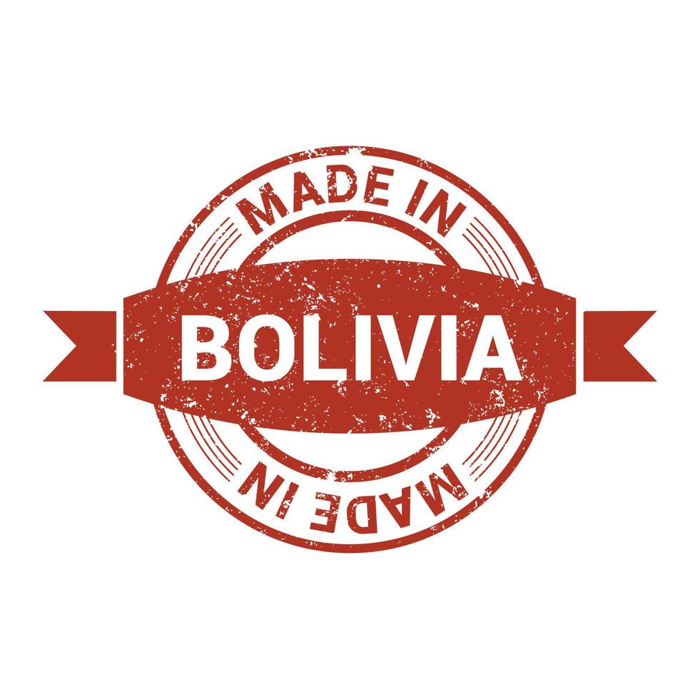 Bolivia francobollo design vettore