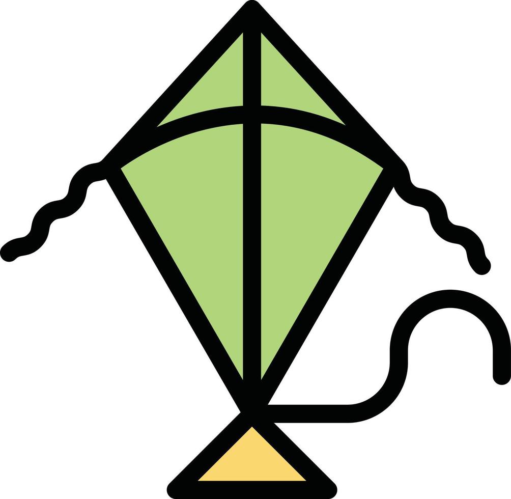 illustrazione del design dell'icona di vettore dell'aquilone