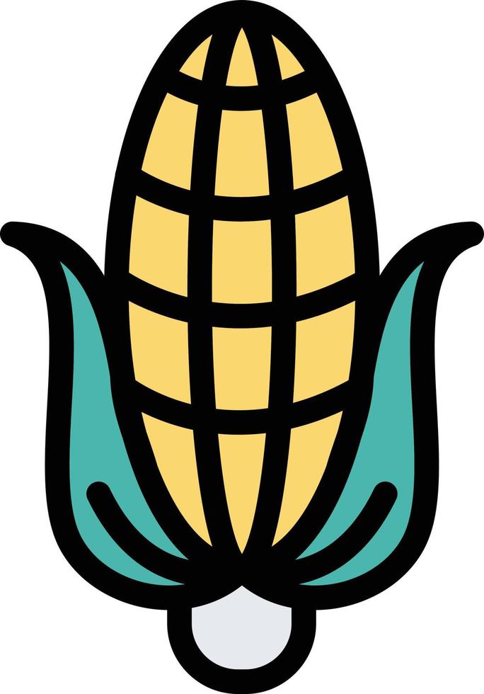 illustrazione del design dell'icona del vettore di mais