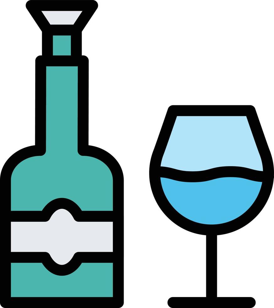 illustrazione del design dell'icona del vettore del vino
