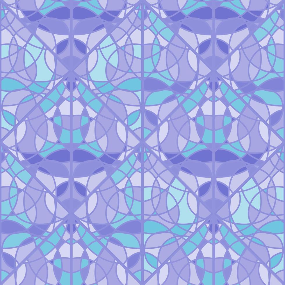 astratto mosaico di Linee senza soluzione di continuità modello. decorativo simmetrico infinito ornamento. vettore
