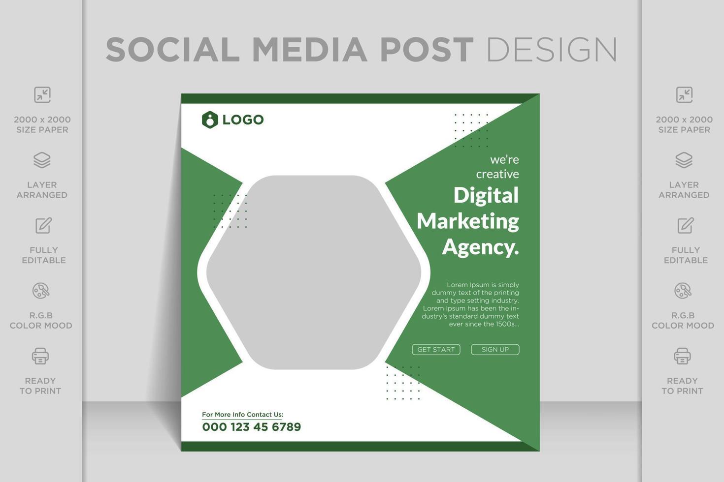 digitale marketing agenzia vivere seminario web e aziendale attività commerciale sociale media bandiera inviare modello vettore