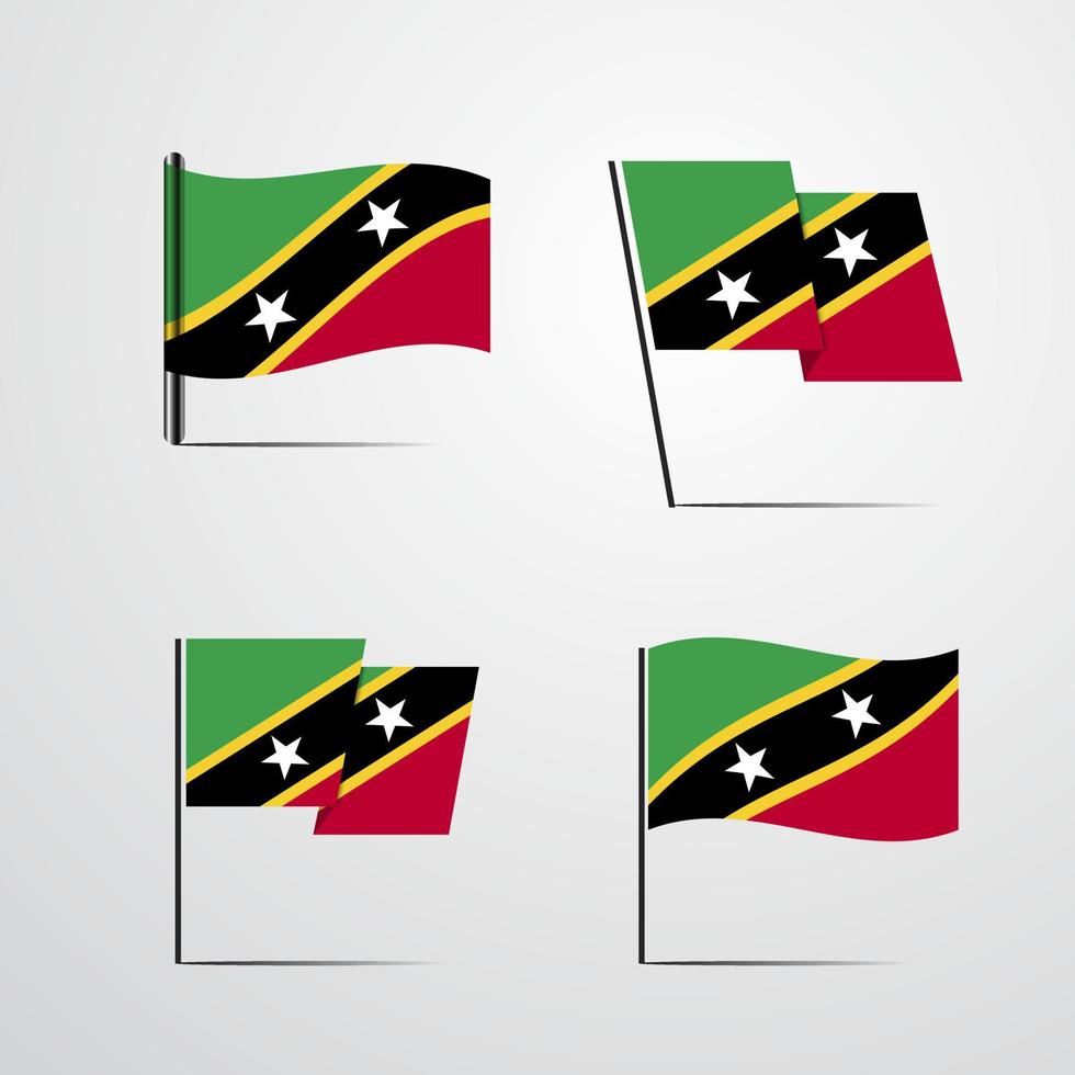 Saint Kitts e Nevis vettore