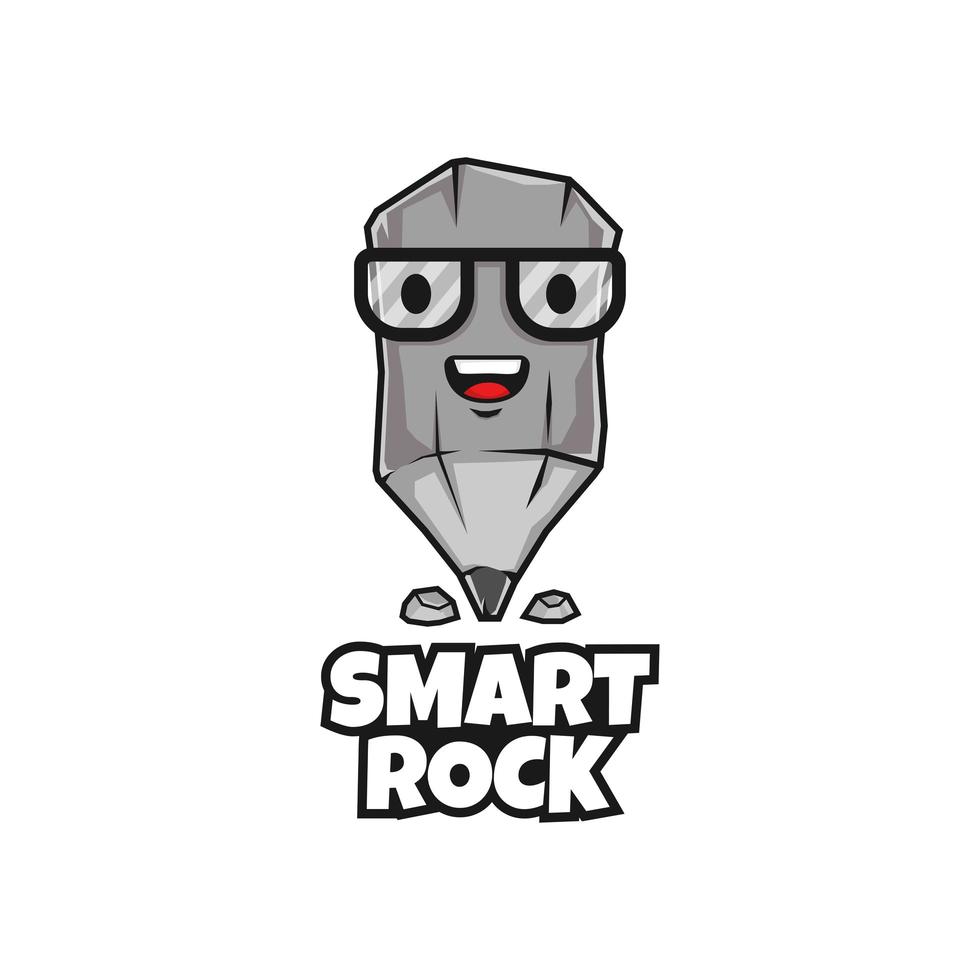 smart rock geek rock vettore