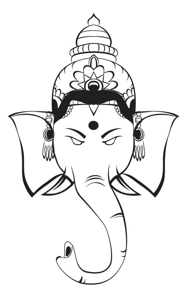 Ganesha vettore illustrazione