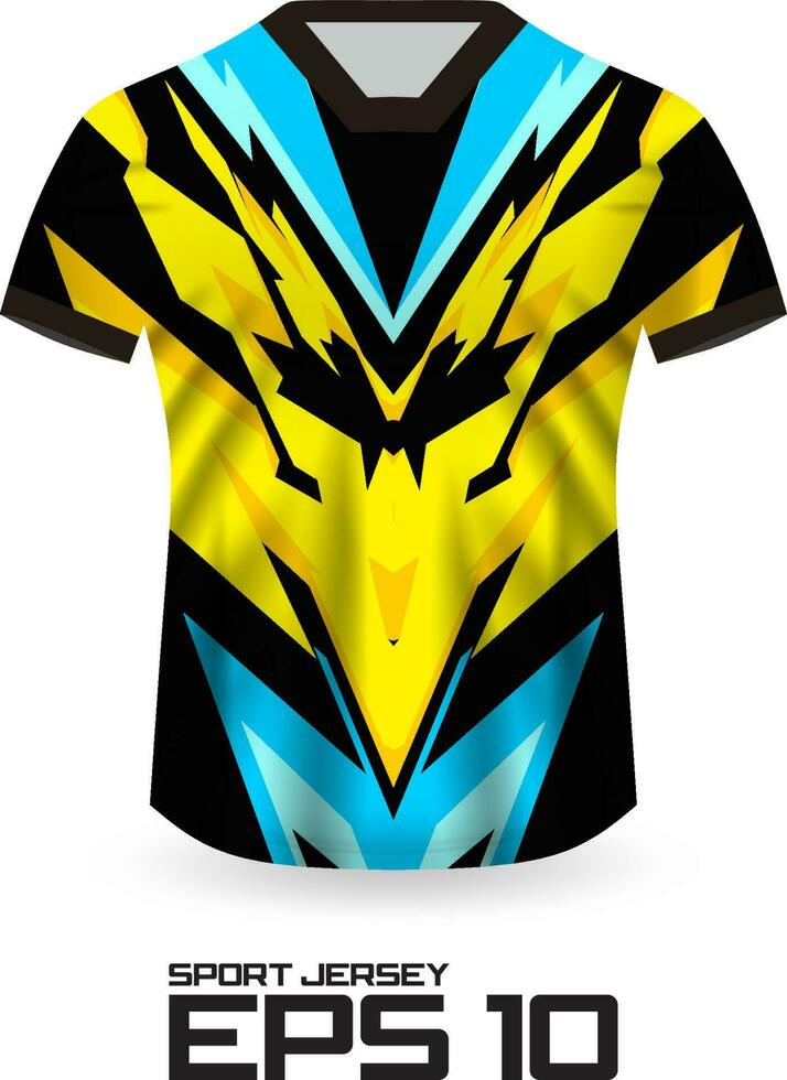 da corsa maglia camicia design concetto per gli sport squadra uniforme vettore