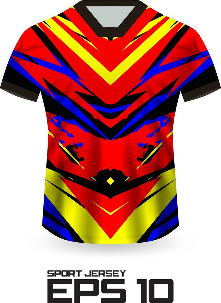 da corsa maglia camicia design concetto per gli sport squadra uniforme vettore