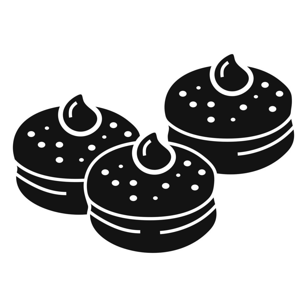 hanukkah forno icona, semplice stile vettore