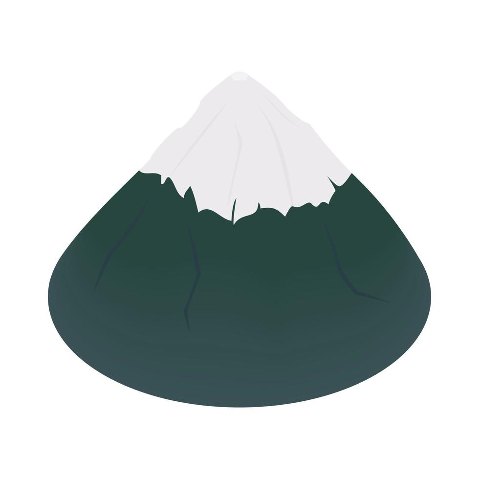 il sacro montagna di fuji, Giappone icona vettore