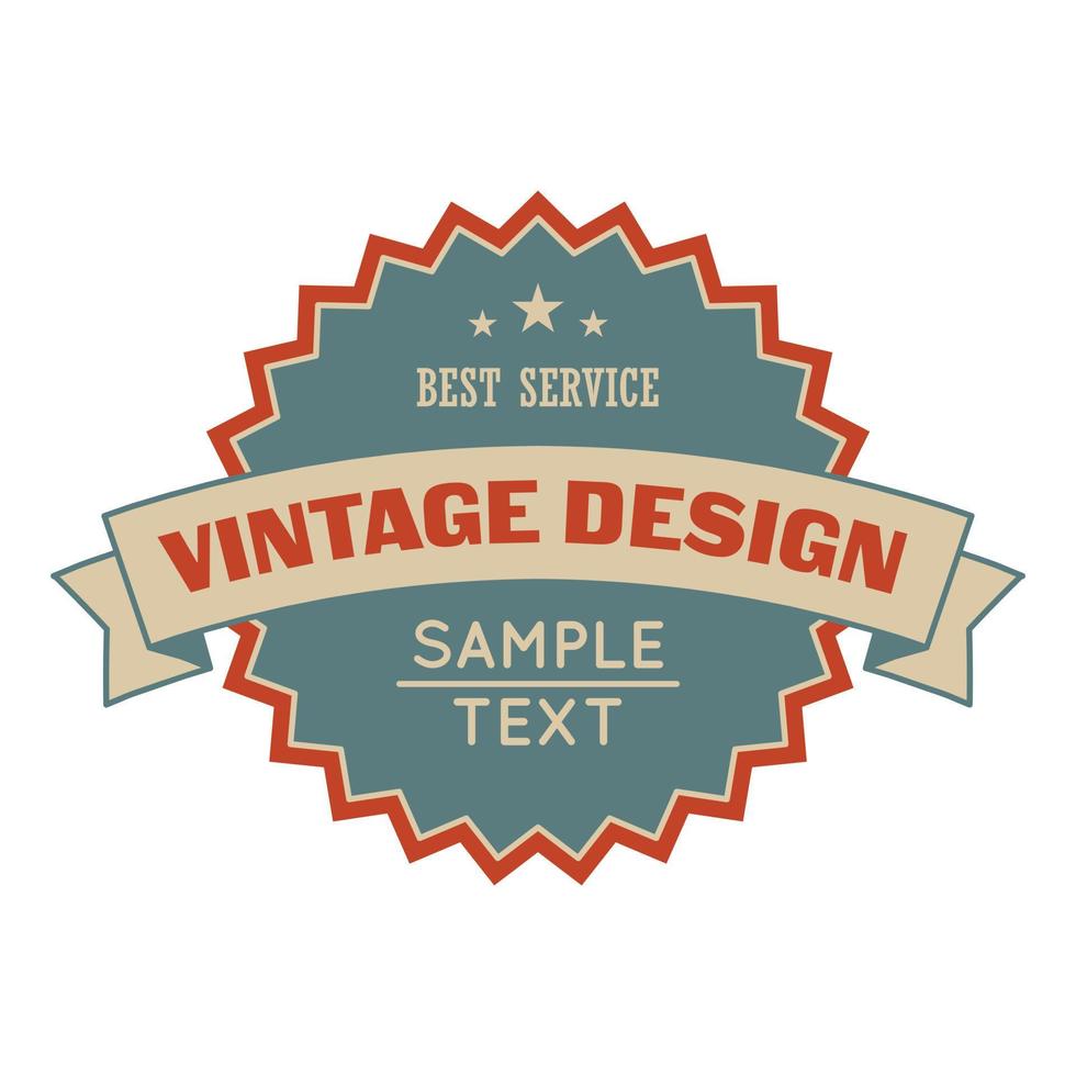 vendita Vintage ▾ design bandiera vettore