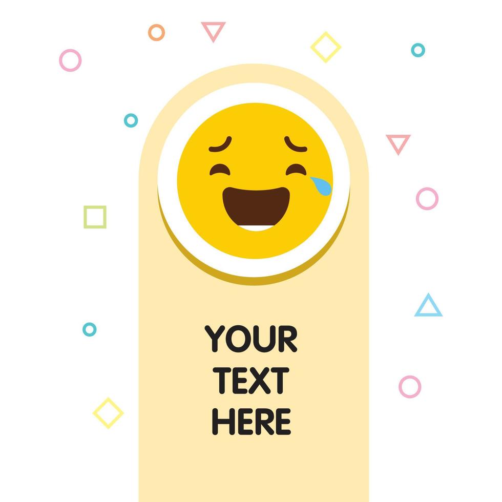 triste emoji icona design vettore