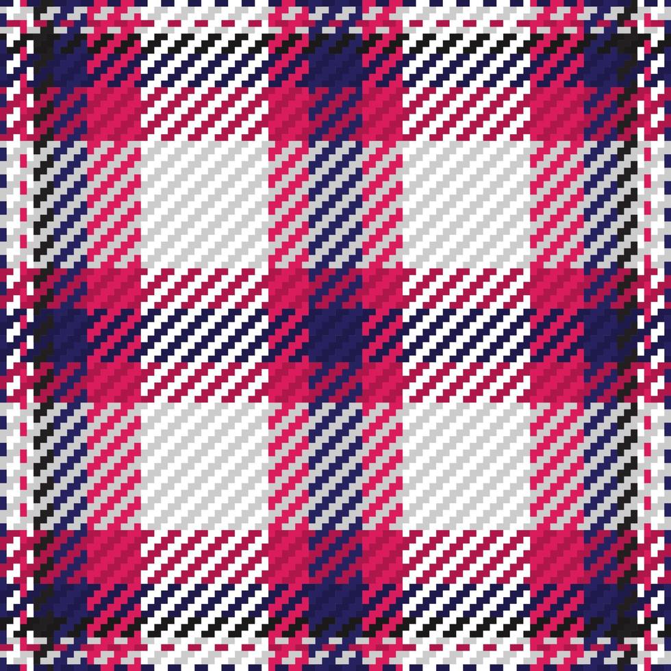 senza soluzione di continuità modello di Scozzese tartan plaid. ripetibile sfondo con dai un'occhiata tessuto struttura. vettore fondale a strisce tessile Stampa.