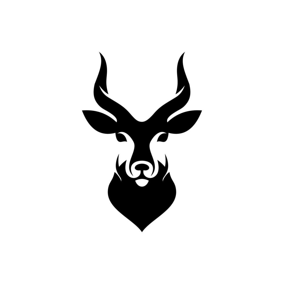 antilope vettore logo