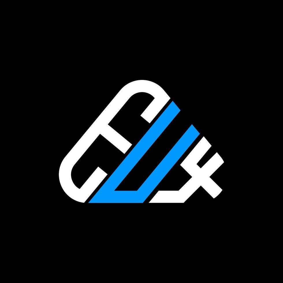 eus lettera logo creativo design con vettore grafico, eus semplice e moderno logo nel il giro triangolo forma.