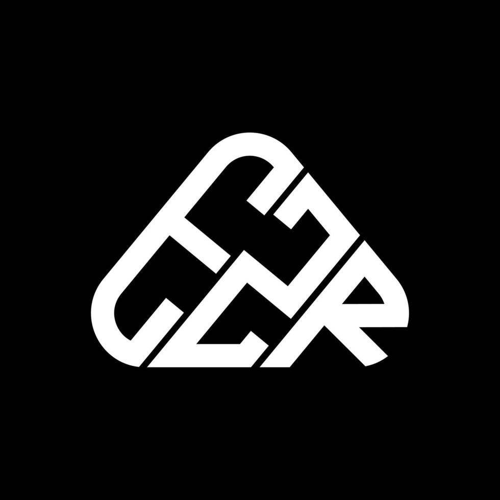 esr lettera logo creativo design con vettore grafico, esr semplice e moderno logo nel il giro triangolo forma.