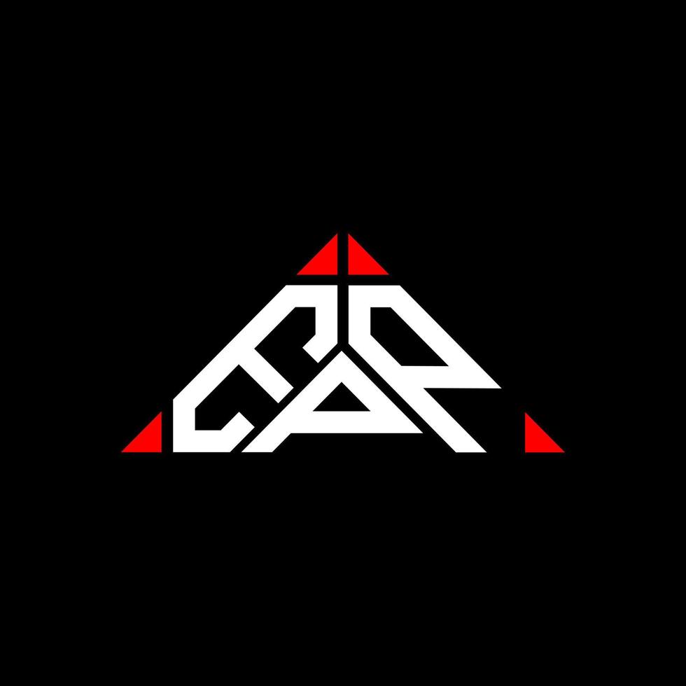 epp lettera logo creativo design con vettore grafico, epp semplice e moderno logo nel il giro triangolo forma.