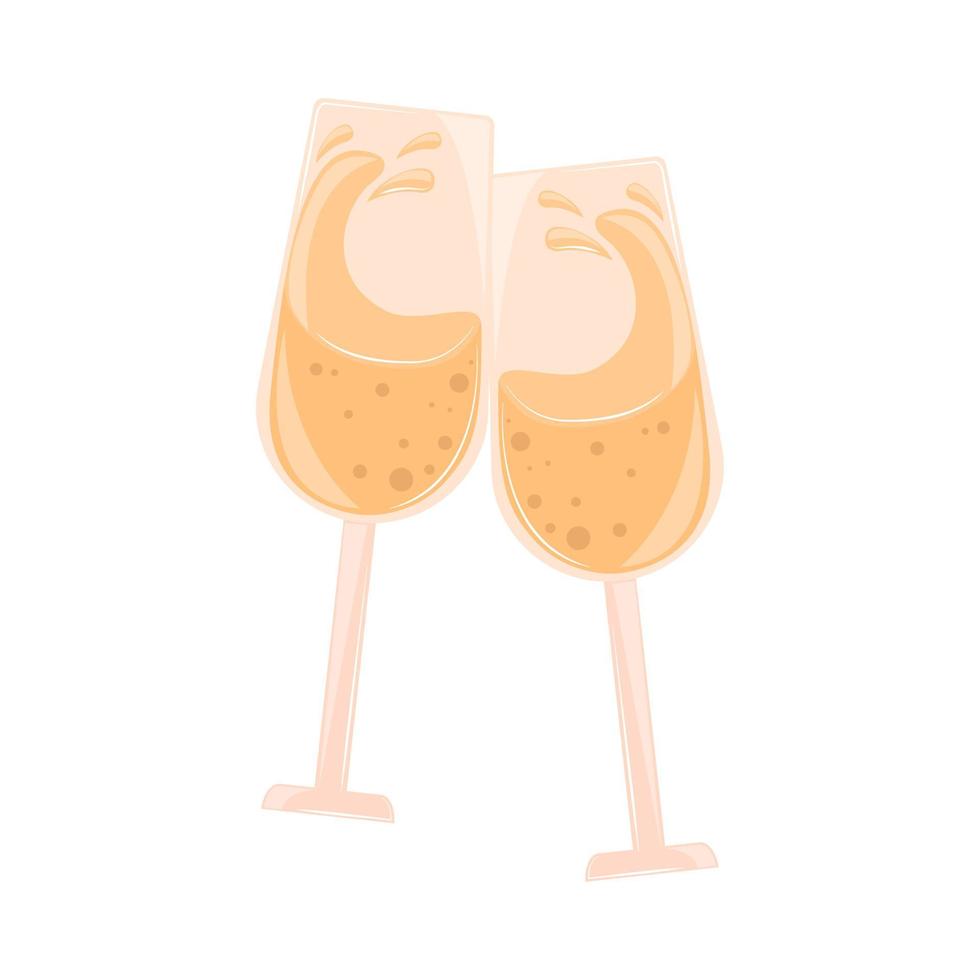 Champagne bevanda celebrazione vettore