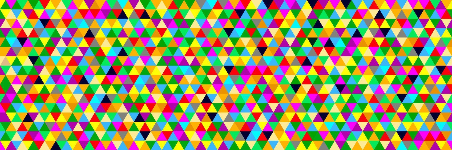 orizzontale colorato astratto triangolo sfondo per modello e disegno, vettore illustrazione.