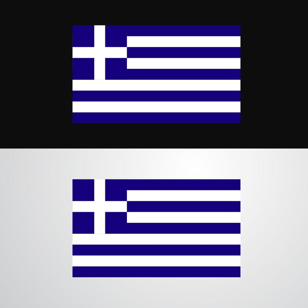 Grecia bandiera bandiera design vettore