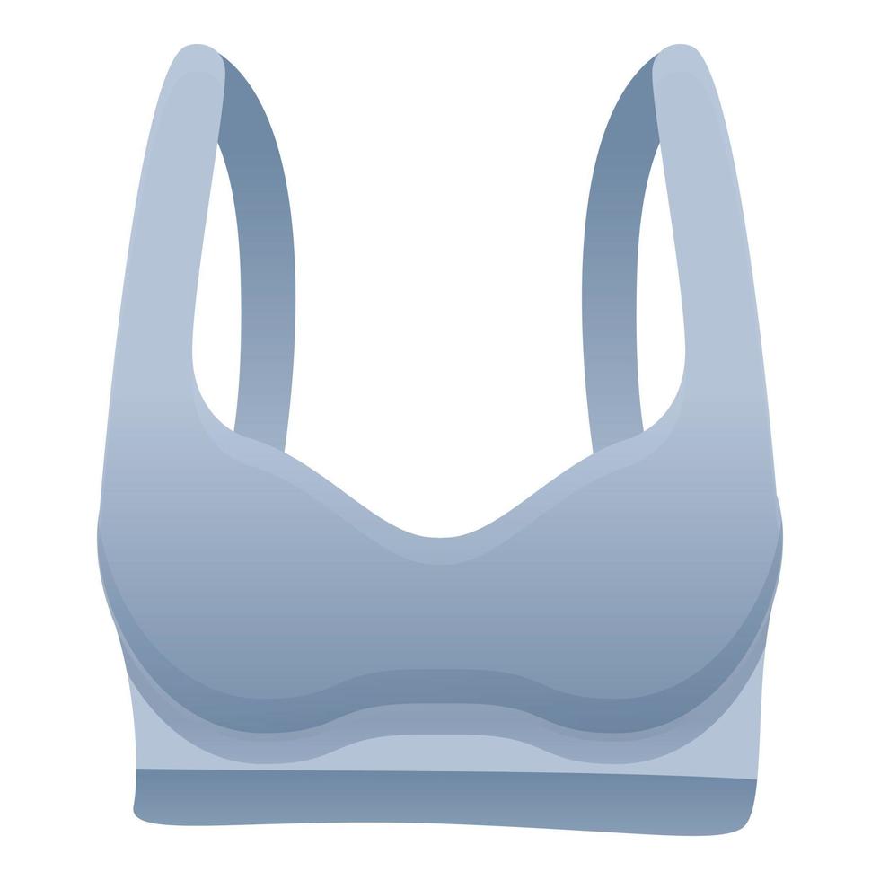 sport reggiseno icona, cartone animato stile vettore