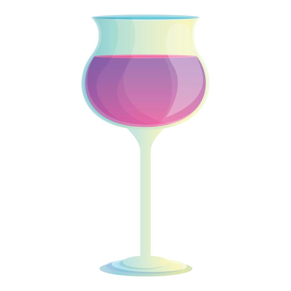 cocktail bevanda icona, cartone animato stile vettore