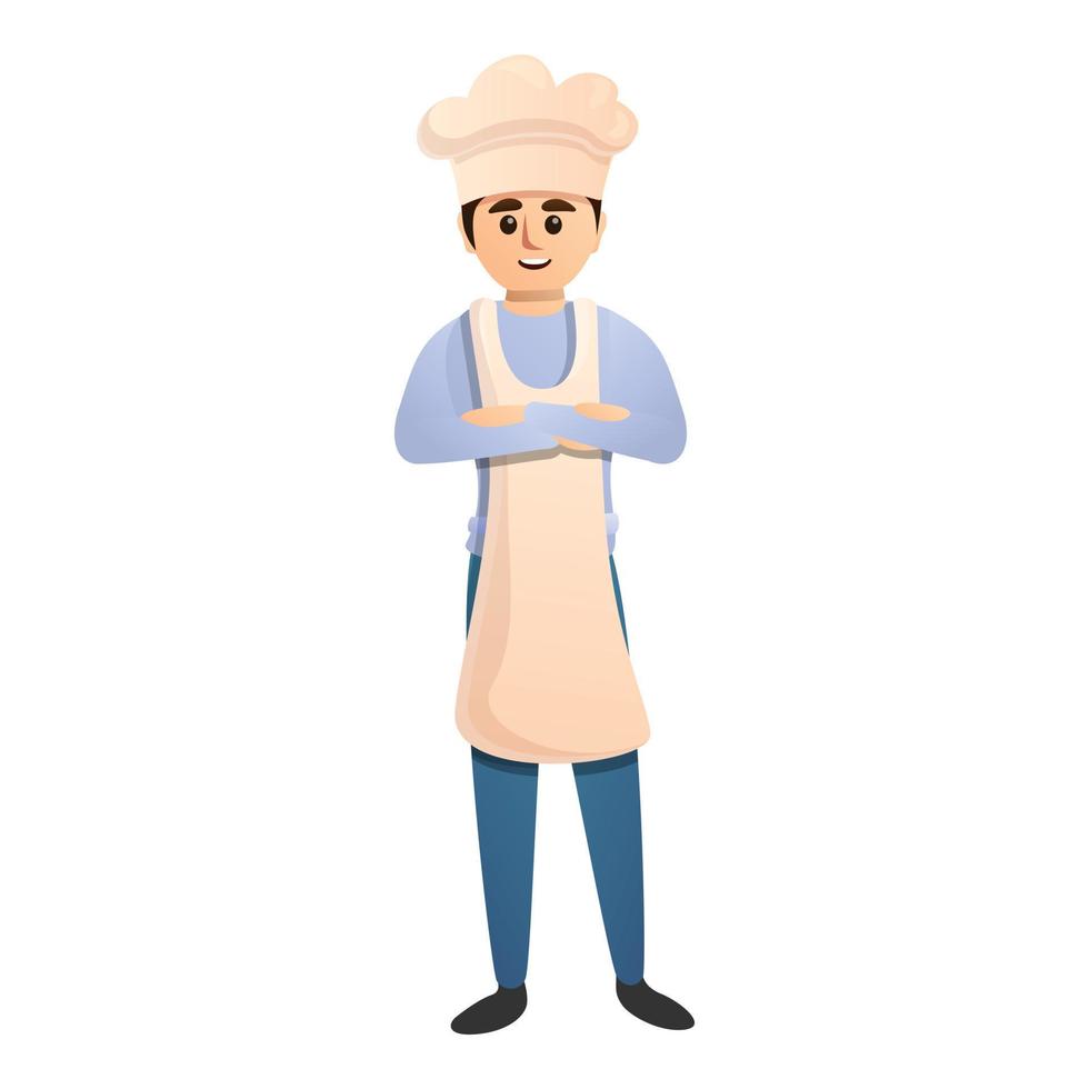 cucinando mostrare cucinare icona, cartone animato stile vettore