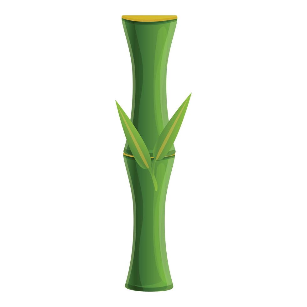 bambù pianta icona, cartone animato stile vettore