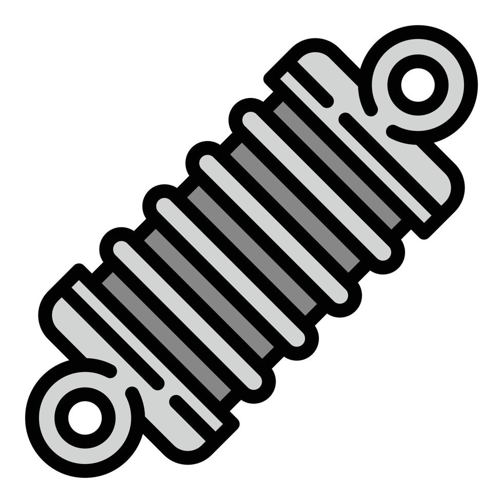 auto primavera icona, schema stile vettore