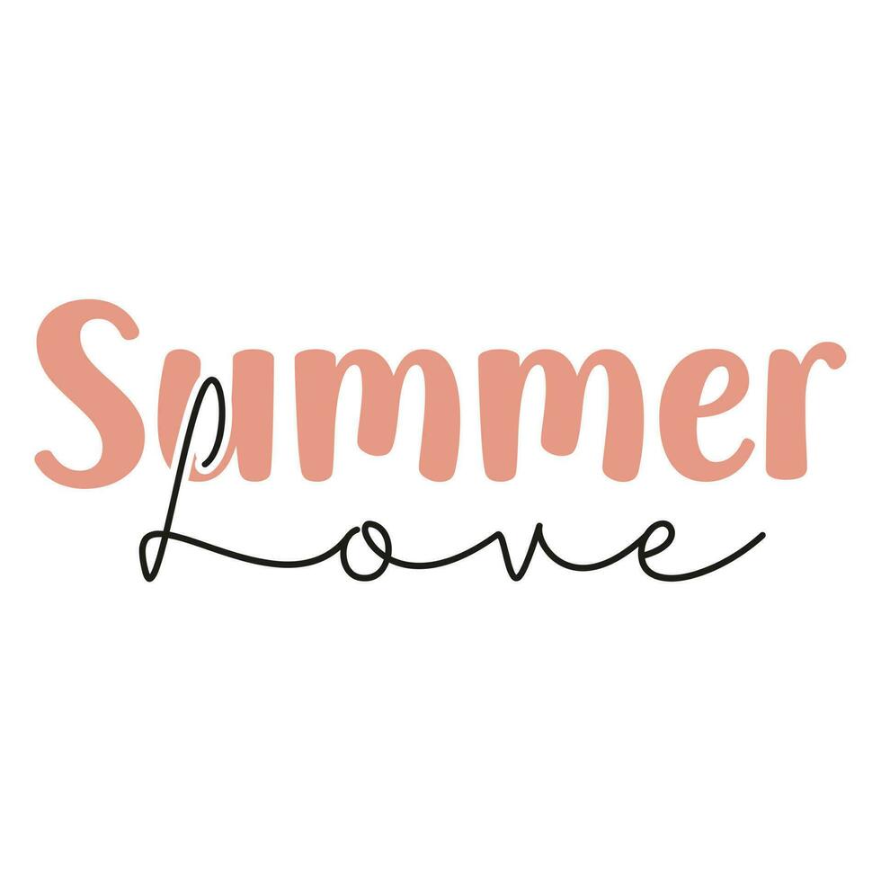 nuovo migliore estate citazioni estate amore calligrafico svg tagliare File tipografia maglietta design per Stampa vettore