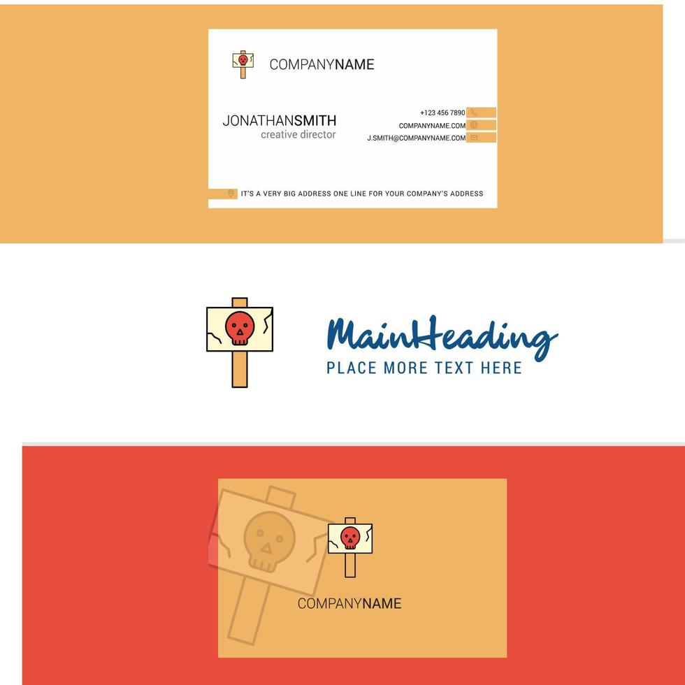 bellissimo Pericolo tavola logo e attività commerciale carta verticale design vettore