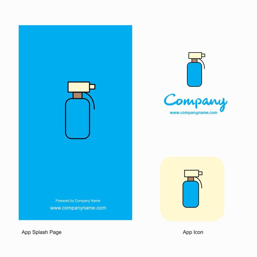 acqua doccia azienda logo App icona e spruzzo pagina design creativo attività commerciale App design elementi vettore