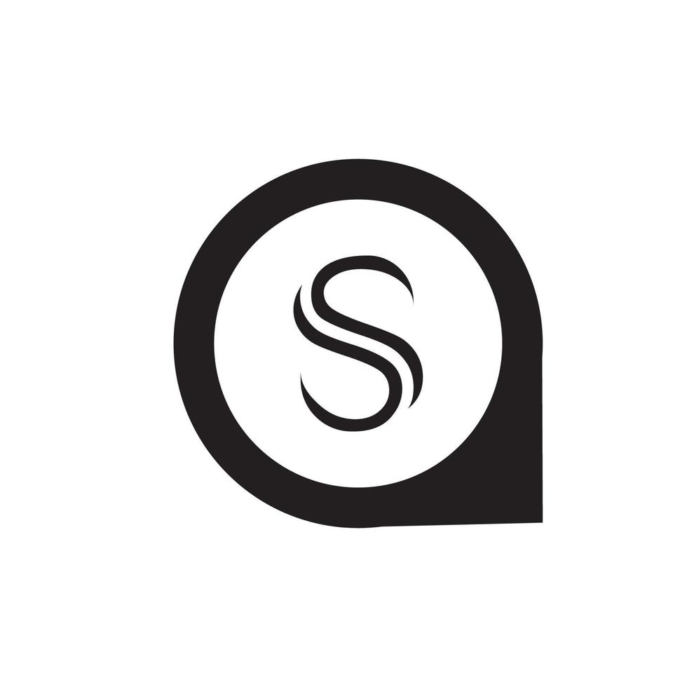 lettera S attività commerciale aziendale astratto unità vettore logo design modello