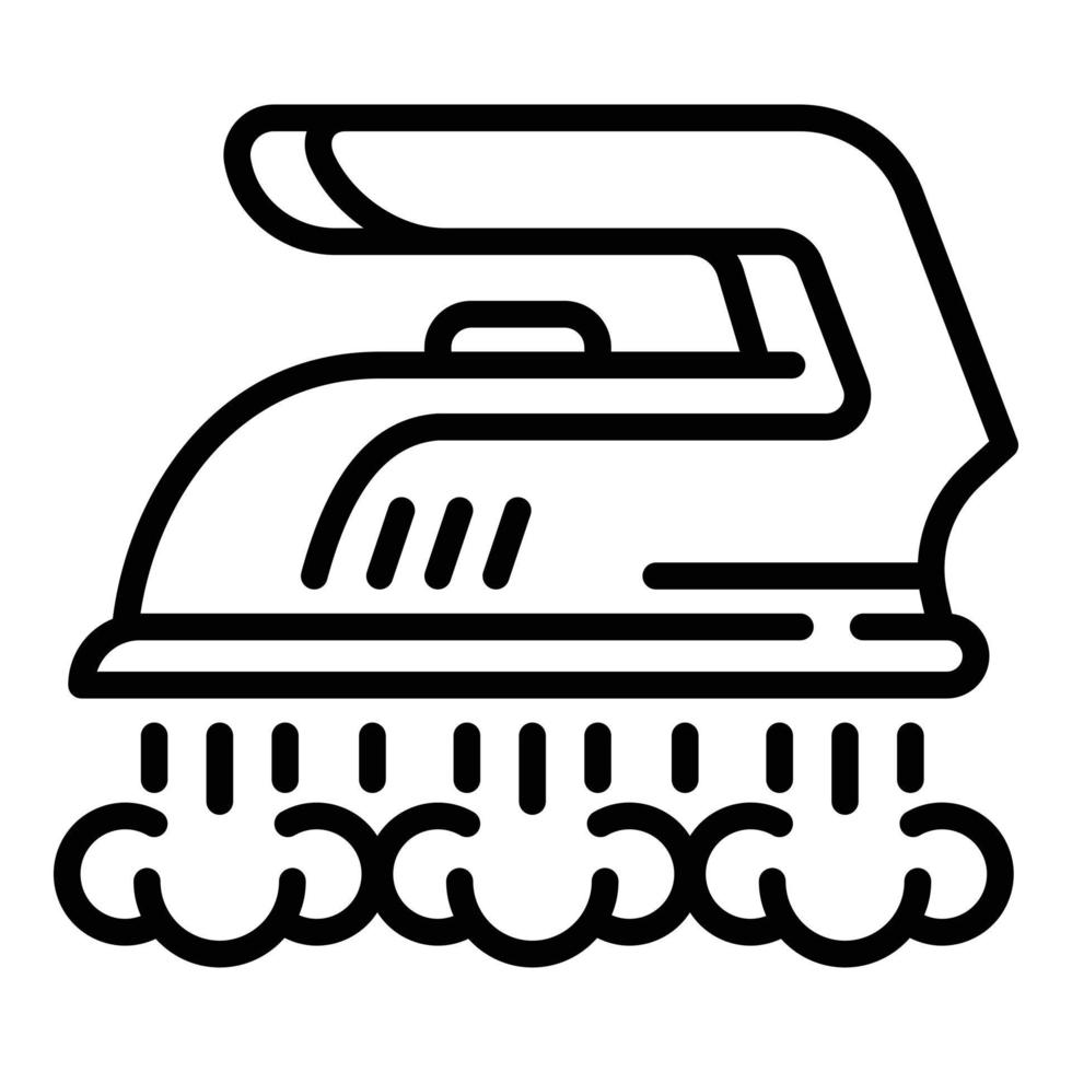 moderno ferro icona, schema stile vettore