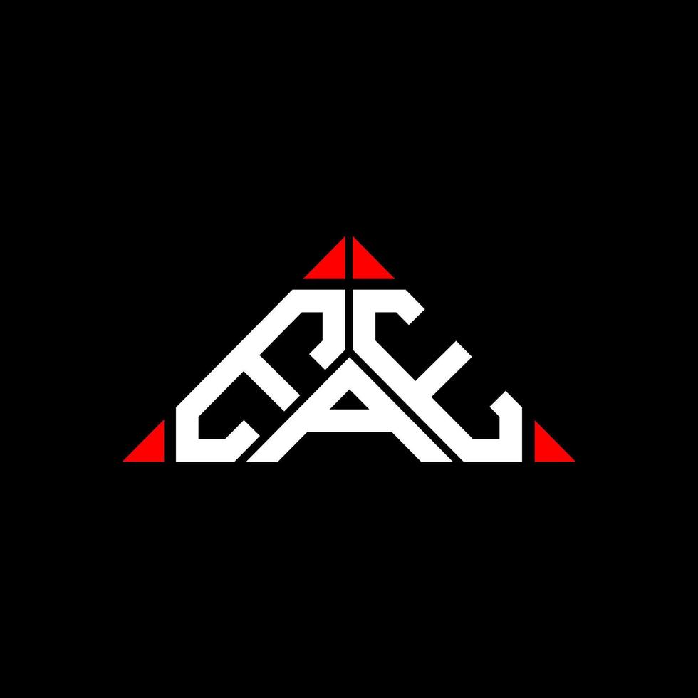 ea lettera logo creativo design con vettore grafico, ea semplice e moderno logo nel il giro triangolo forma.