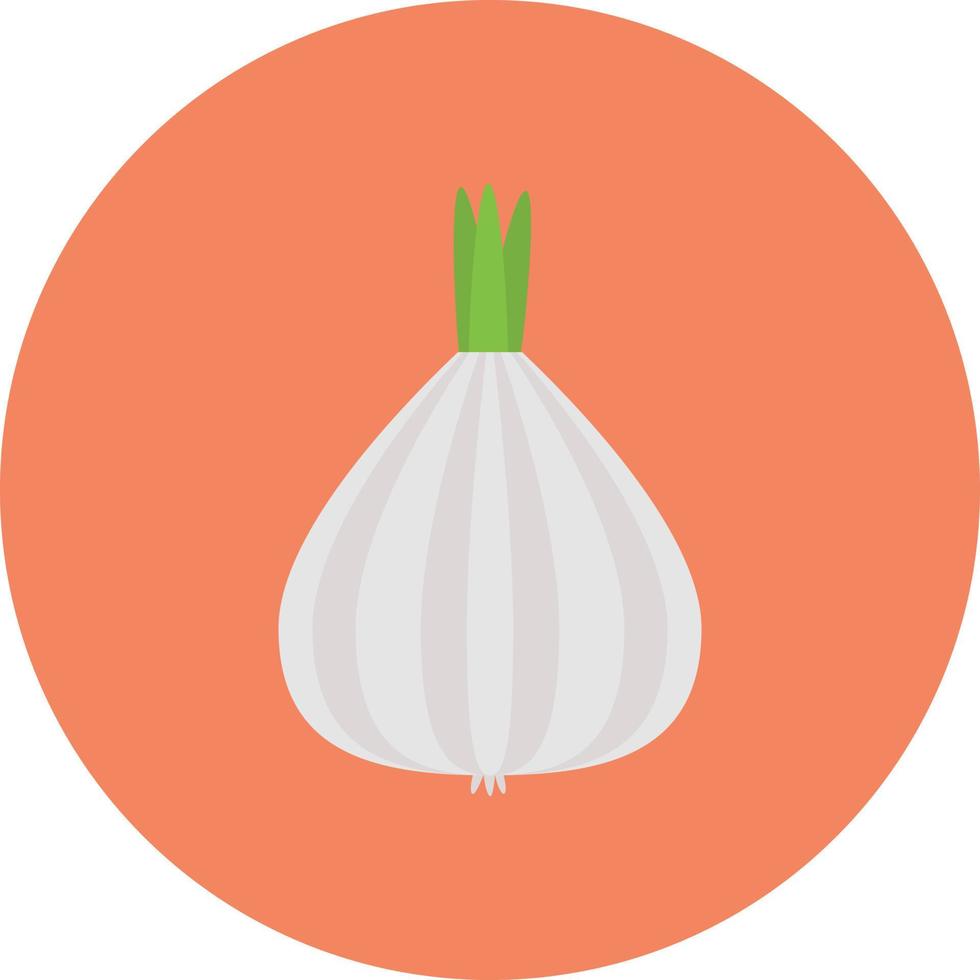 illustrazione vettoriale di aglio su uno sfondo simboli di qualità premium. icone vettoriali per il concetto e la progettazione grafica.