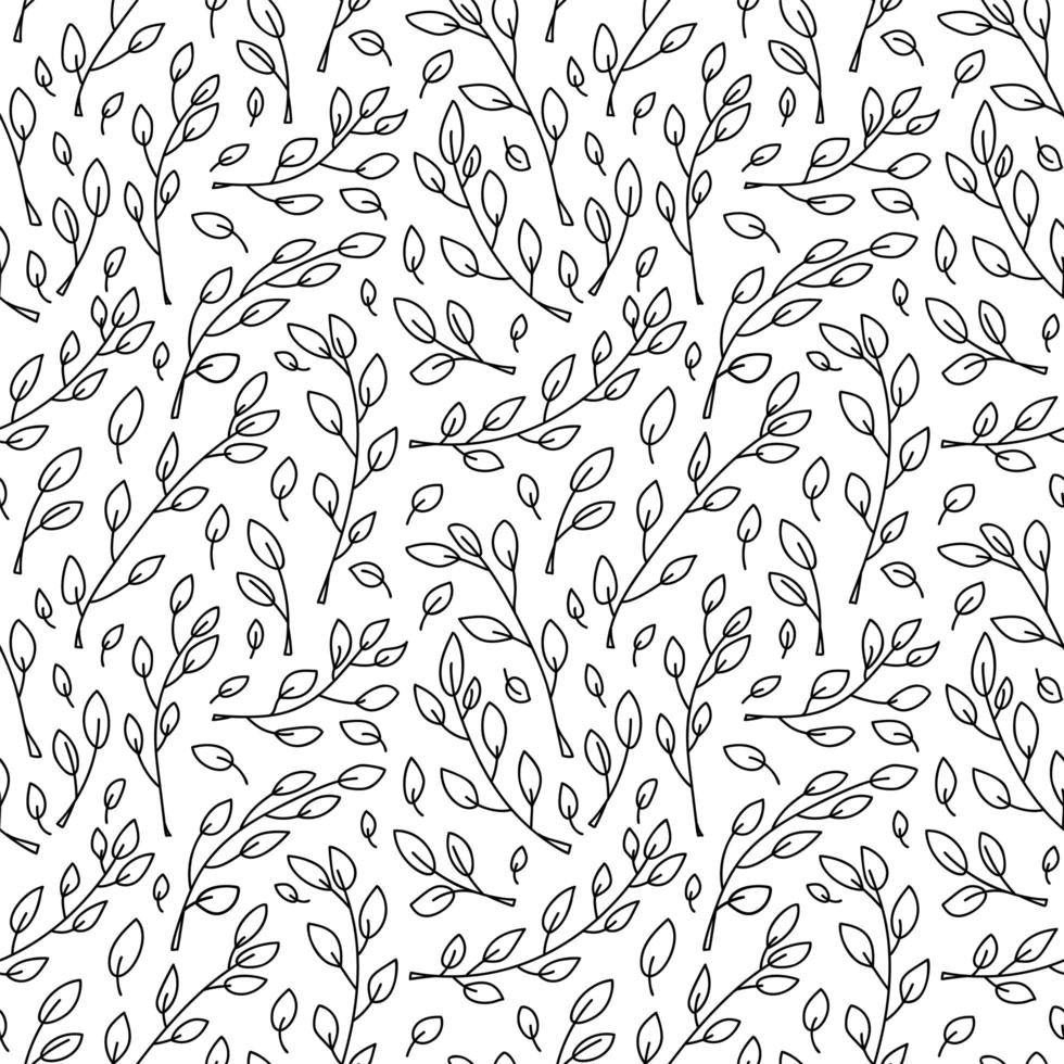 carino minimalista monoline scandinavo seamless pattern vettore