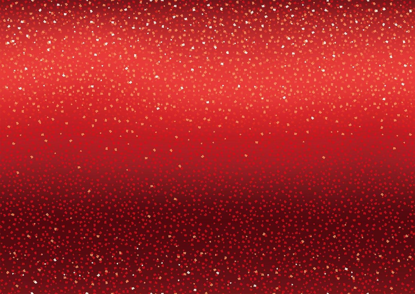 sfondo rosso con glitter e scintillii vettore