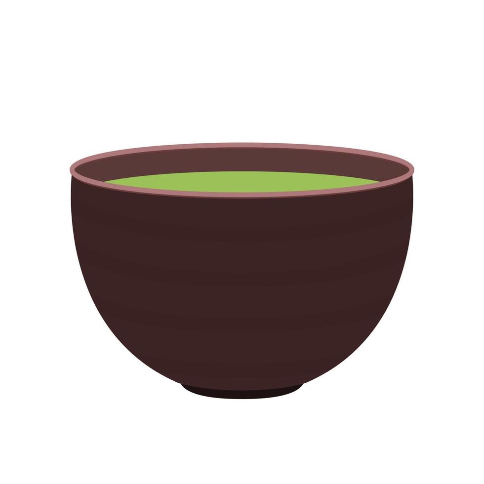 matcha tazza vettore. verde tè vettore. sfondo. gratuito spazio per testo. simbolo. matcha manifesto design. vettore