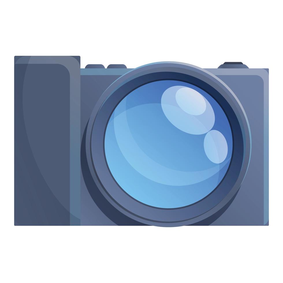 dslr videocamera icona, cartone animato stile vettore