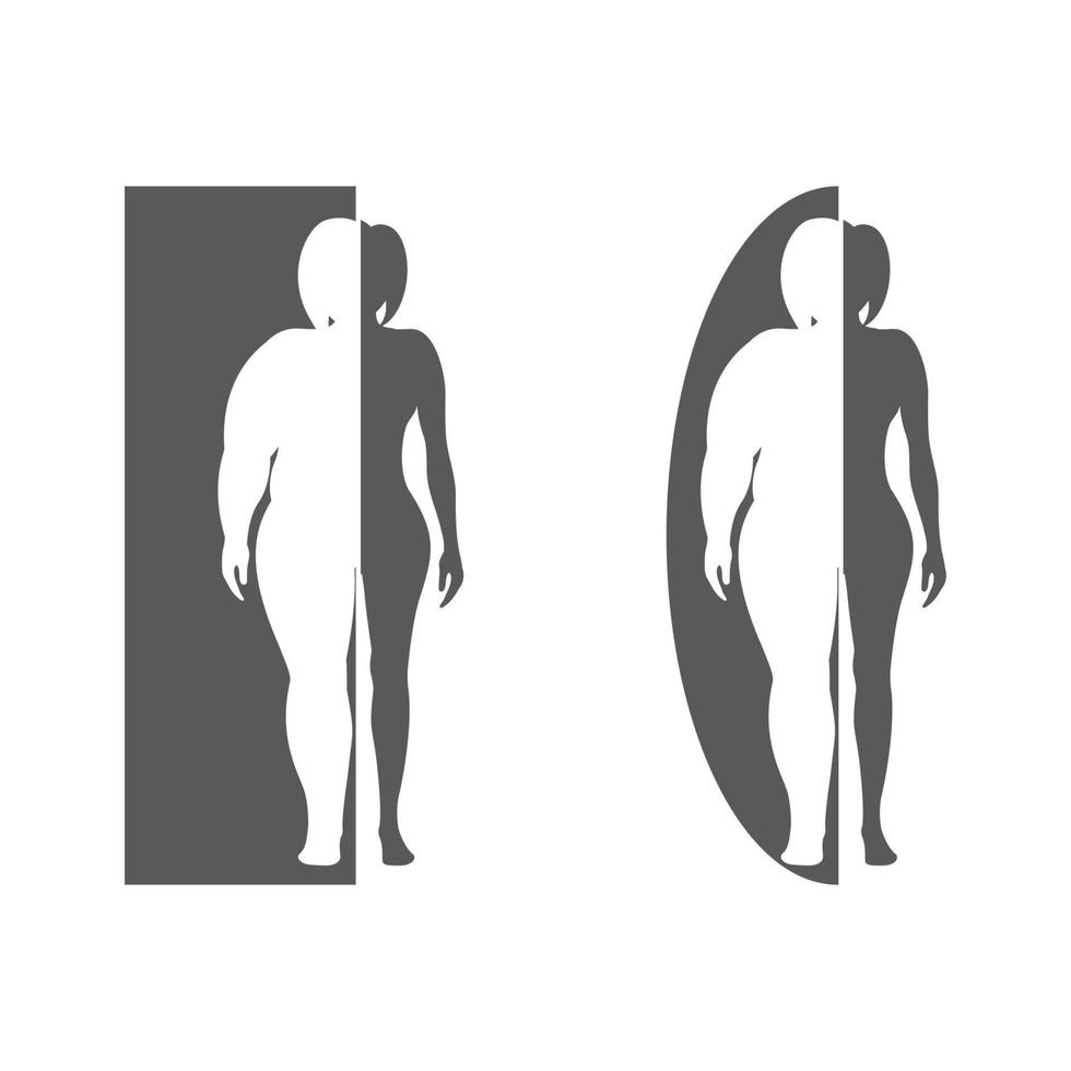 corpo massa indice vettore illustrazione
